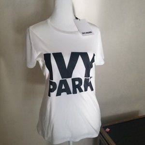 Ivy Park Small White Short Sleeve Tee